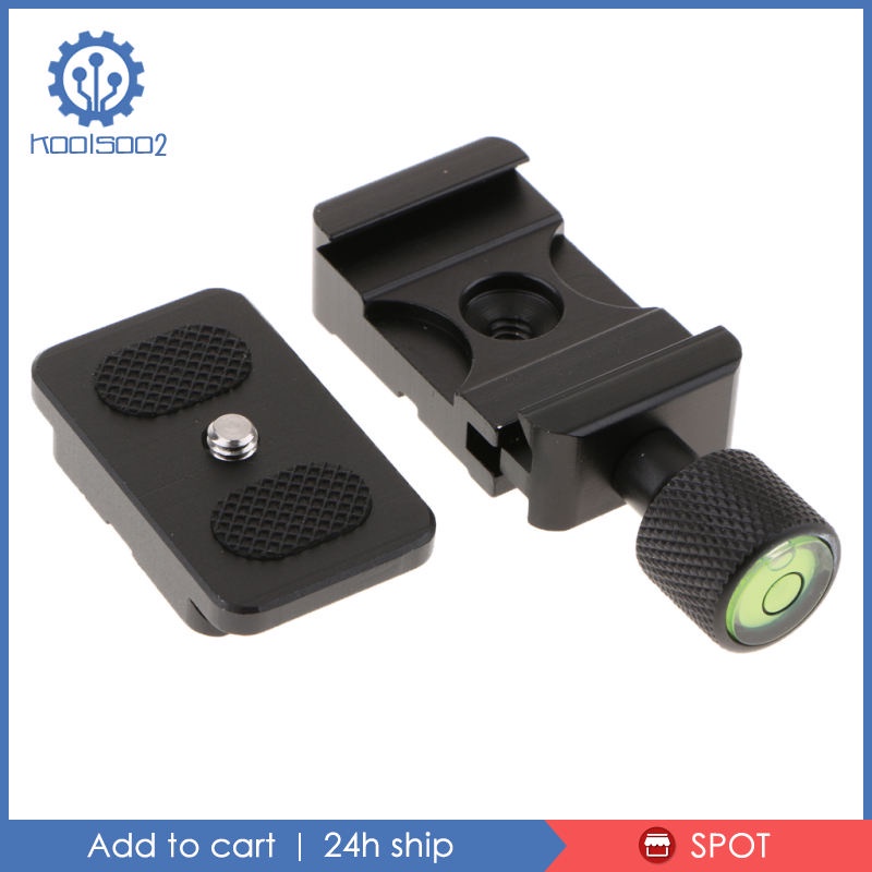 K30 Clamp+1/4" Mount Quick Release QR Plate for Benro Arca Swiss Kirk Tripod