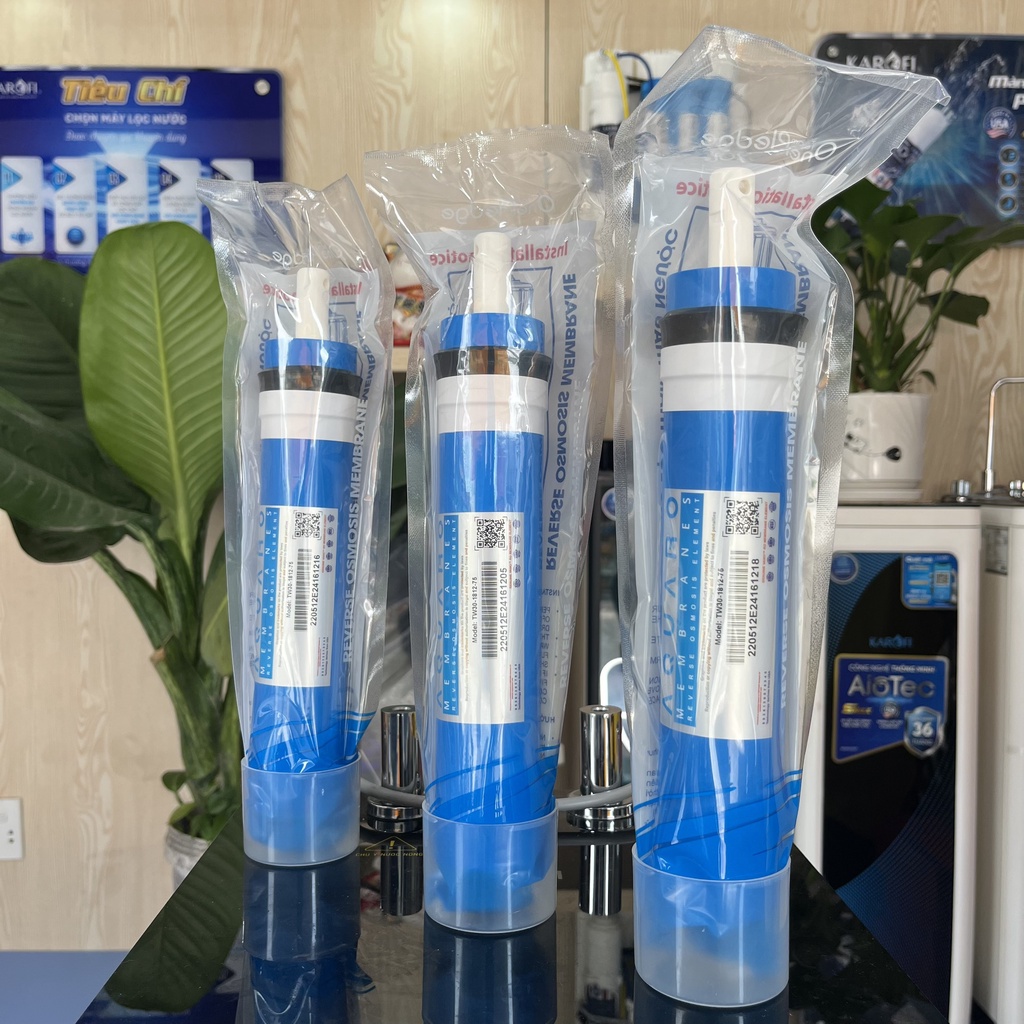 Màng (Lõi) Lọc RO AQUA 50GPD 75GPD 100GPD Dùng Cho Tất Cả Các Máy Lọc Nước RO KAROFI KANGAROO SUNHOUSE MUTOSI KORIHOME