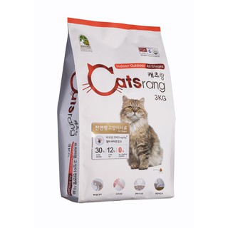 Thức ăn mèo Catsrang 3kg cho mèo mọi lứa tuổi nhập Hàn Quốc