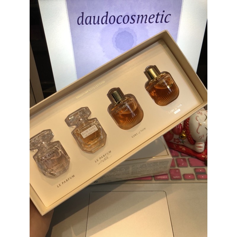 [ set mini ] Tách set Nước hoa Elie Saab Le Parfum EDP - In White -Girl Of Now EDP - Shine 7.5ml | BigBuy360 - bigbuy360.vn