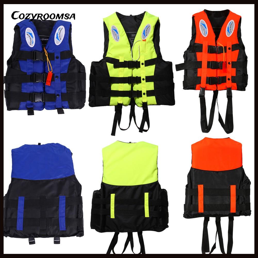 Áo phao cứu sinh + còi thổi tiện dụng cho người lớn