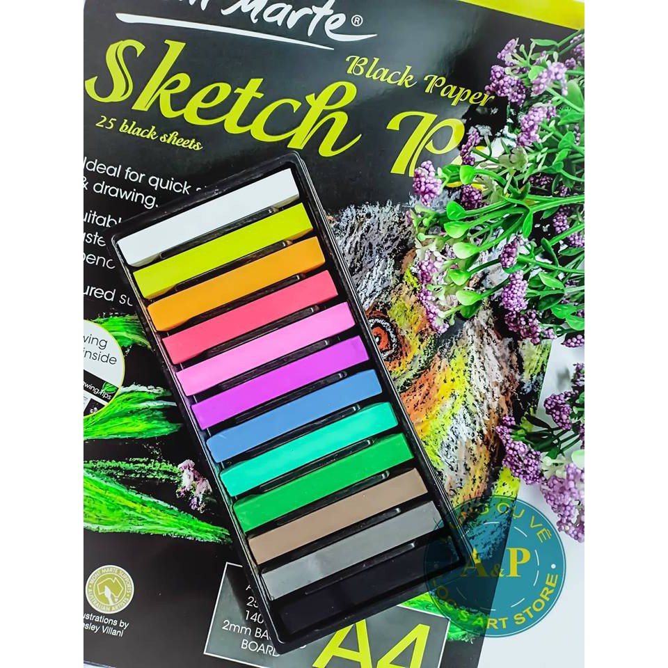 Phấn tiên Mont Marte 12 màu