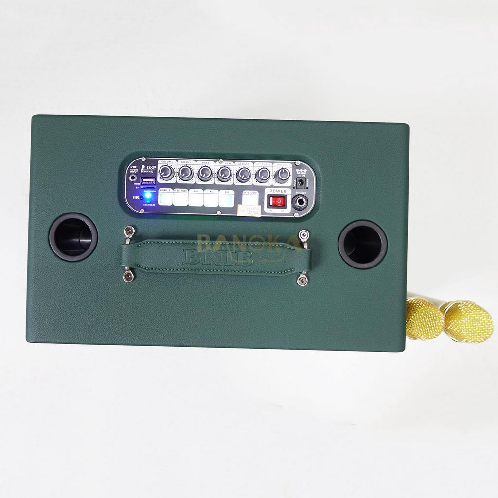 Loa xách tay karaoke BNIB B-8S Bass 20 kèm 2 tay micro VHF cao cấp, bảo hành 12 tháng