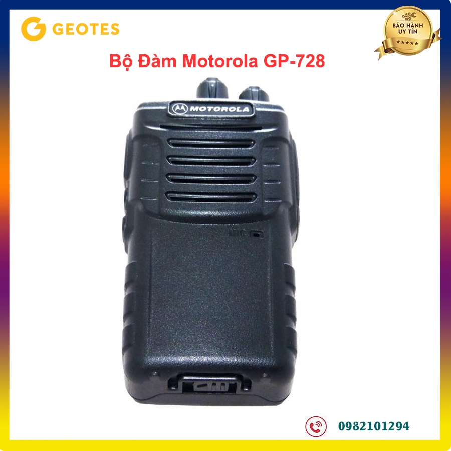 Máy Bộ Đàm Cầm Tay Motorola GP 728 - Sóng khỏe xuyên vật cản tốt