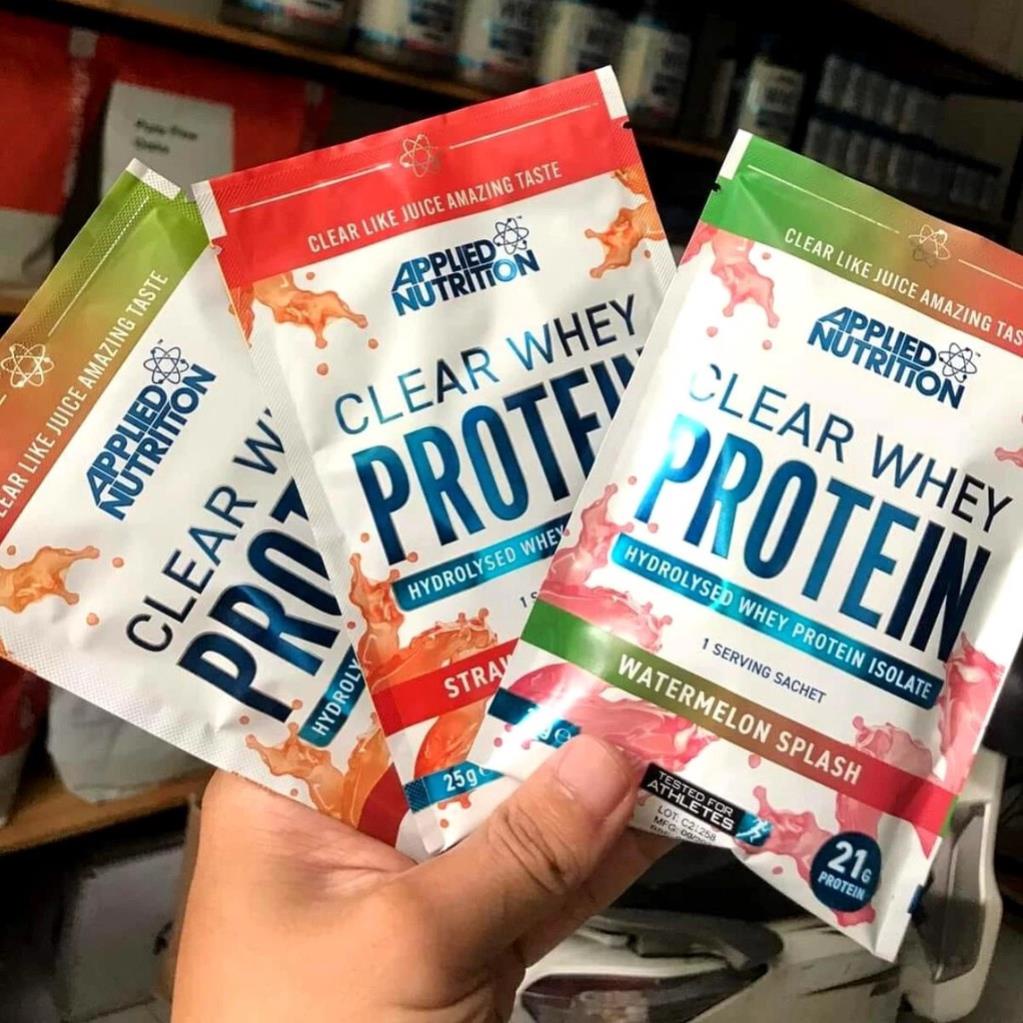 COMBO 5 GÓI APPLIED NUTRITION CLEAR WHEY PROTEIN Gói thử sample 30gr Tăng Cơ Nhanh