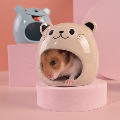 ( order) Nhà ngủ sứ gấu cho hamster
