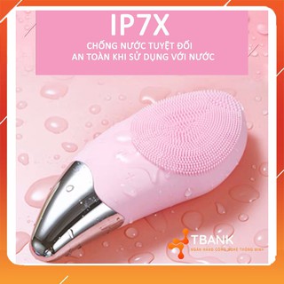 Máy rửa mặt aikedili sonic facial brush 💞freeship💞 sạc usb chống nước tuyệt đối