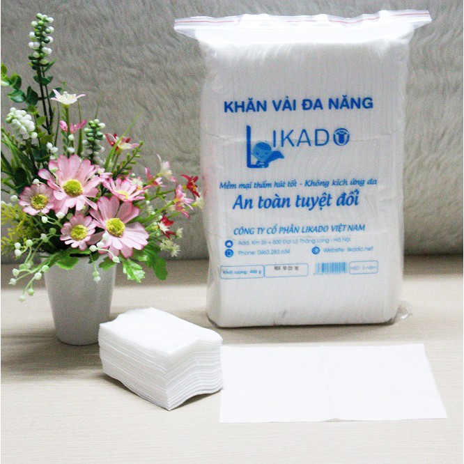 COMBO 10 Khăn vải đa năng LIKADO 500g 400g 300g (hàng chuẩn công ty)