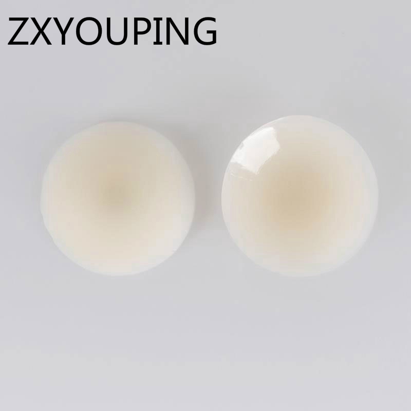 Hai miếng dán ngực silicon tàng hình siêu dính siêu thật da