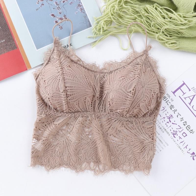 Áo Lót Nữ Ren Mút Mỏng Gợi Cảm AN Bra 2 Dây Dán Dài Sexy 2817