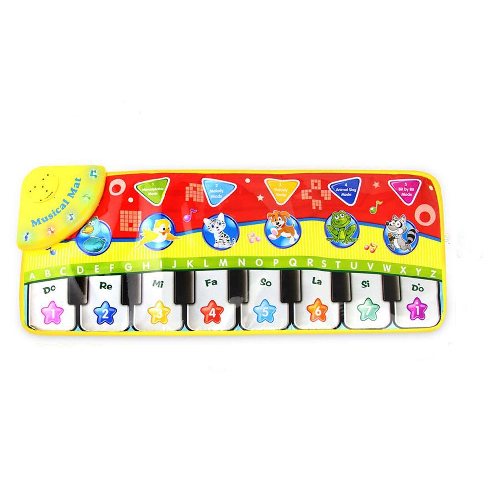 Baby English Musical Piano Music Carpet Baby Kids Play Mat Blanket Giáo dục Điện tử Đồ chơi Trẻ em Quà tặng