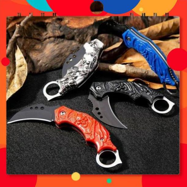 Dao Phượt Karambit Siêu Nhọ Gọn Thích Hộp Đi Phượt - Hàng Có Sẵn Trong Kho