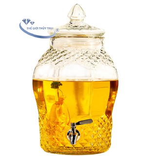 Bình ngâm rượu thủy tinh 8833 6 lít
