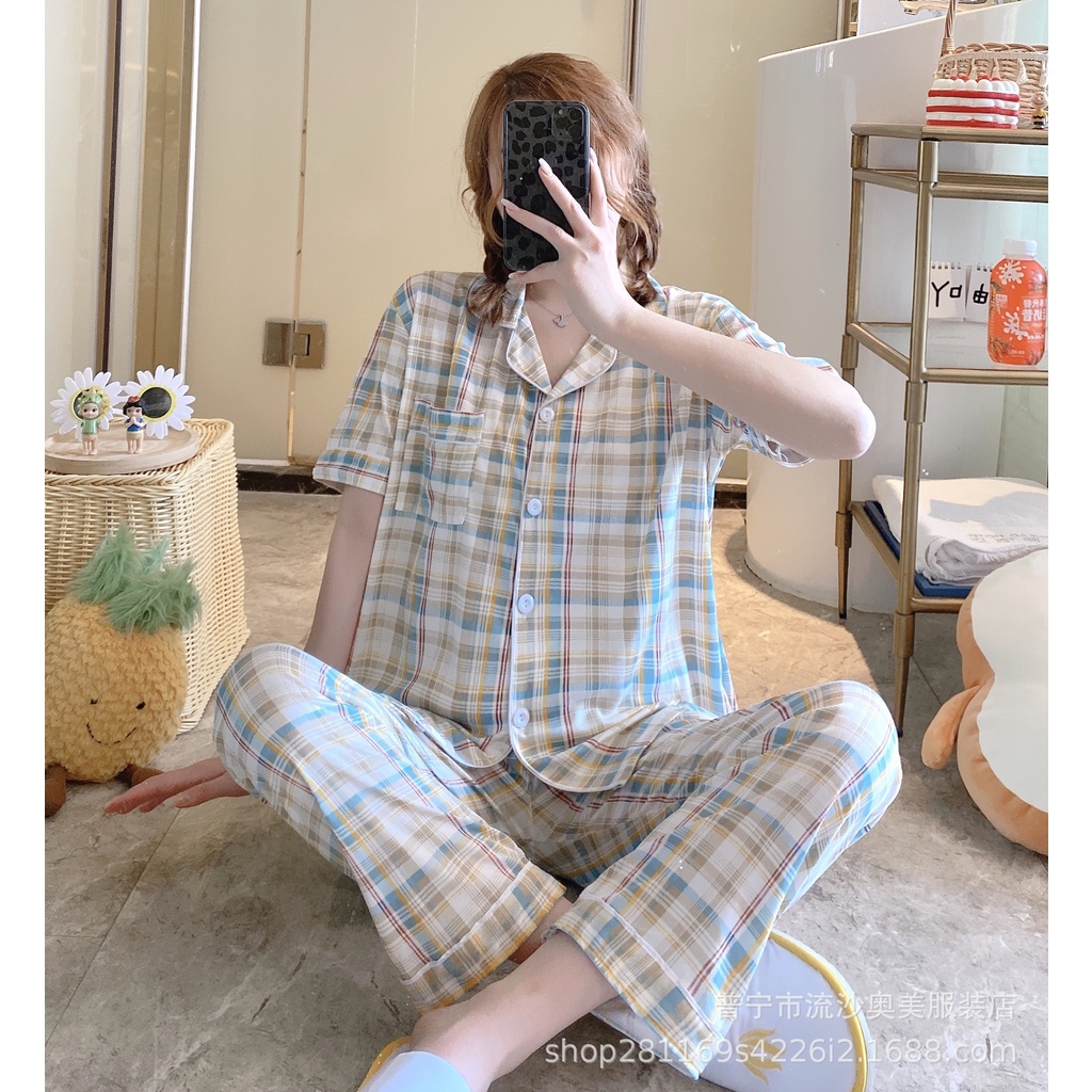 Bộ pijama nữ đồ bộ ngủ pijama bigsize vải thun cotton bò sữa dễ thương TOZZO PACQD01