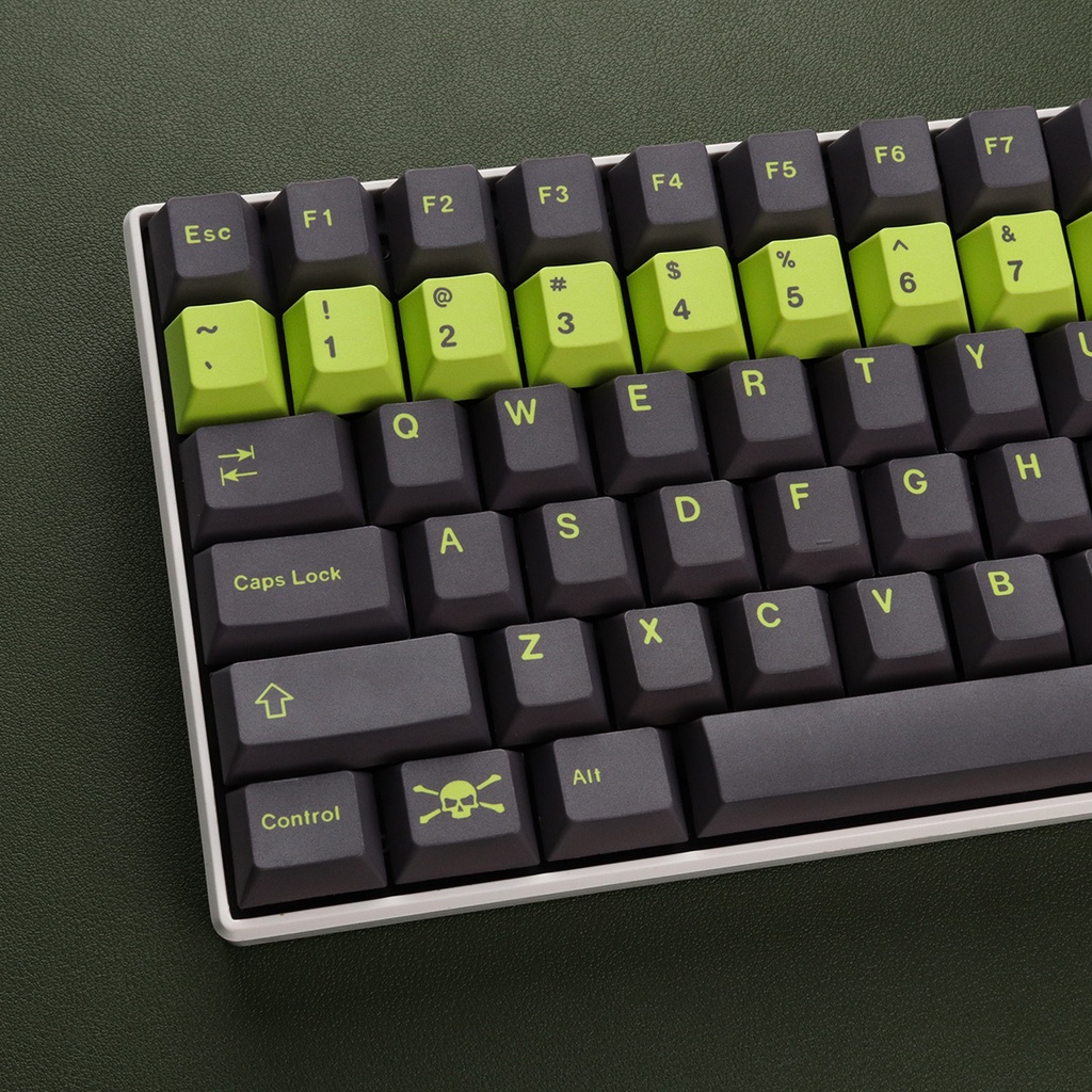 Keycap GMK Toxic 129 nút in Dye Sub dành cho bàn phím cơ