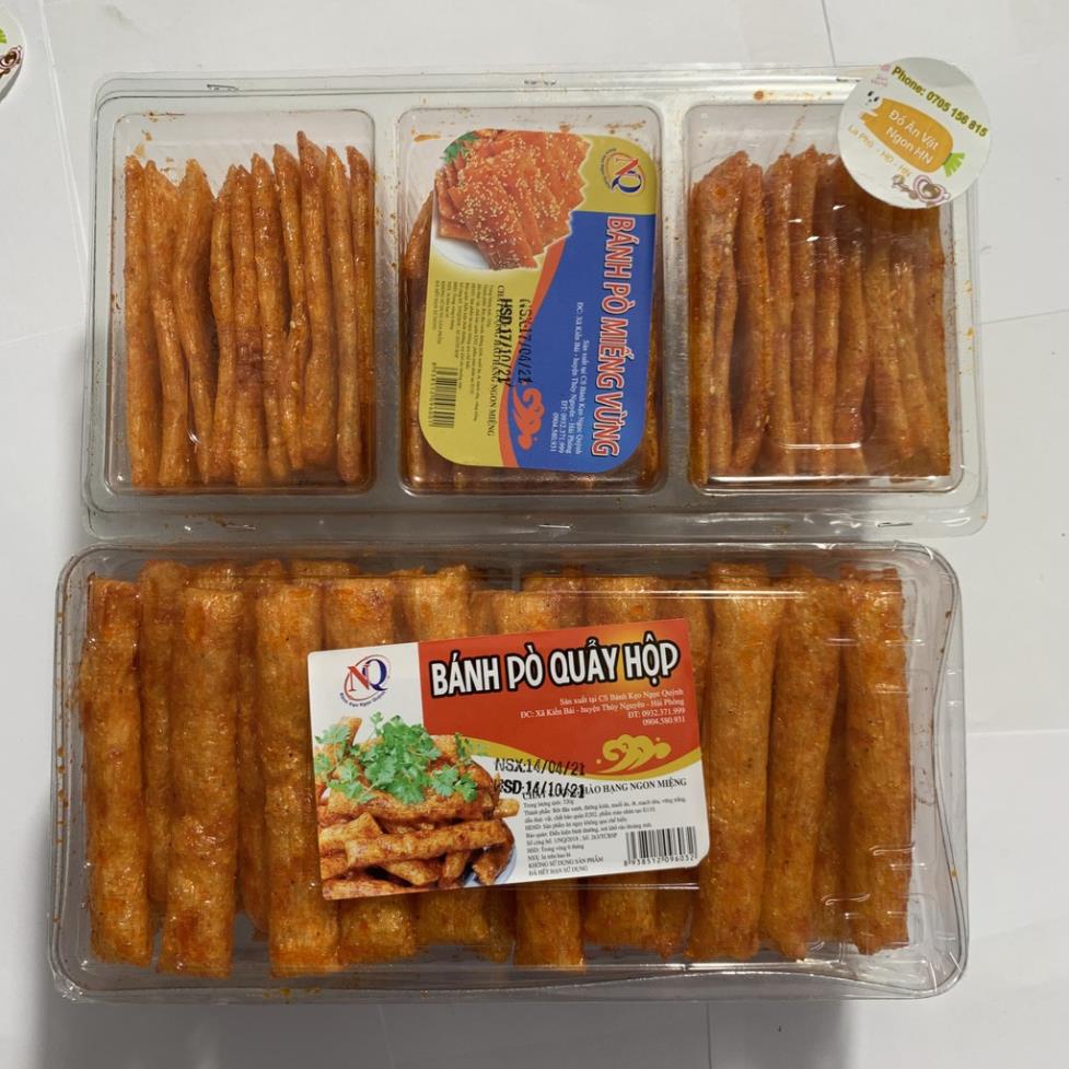 Bánh Bò xiên Vừng, Bánh Bò Quẩy Bò Vừng Miếng Loại Hộp Đặc Biệt Đồ Ăn Vặt