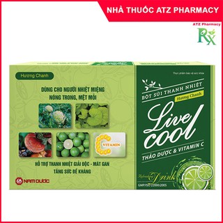 Bột sủi thanh nhiệt hương dưa gang live cool / livecool - atz