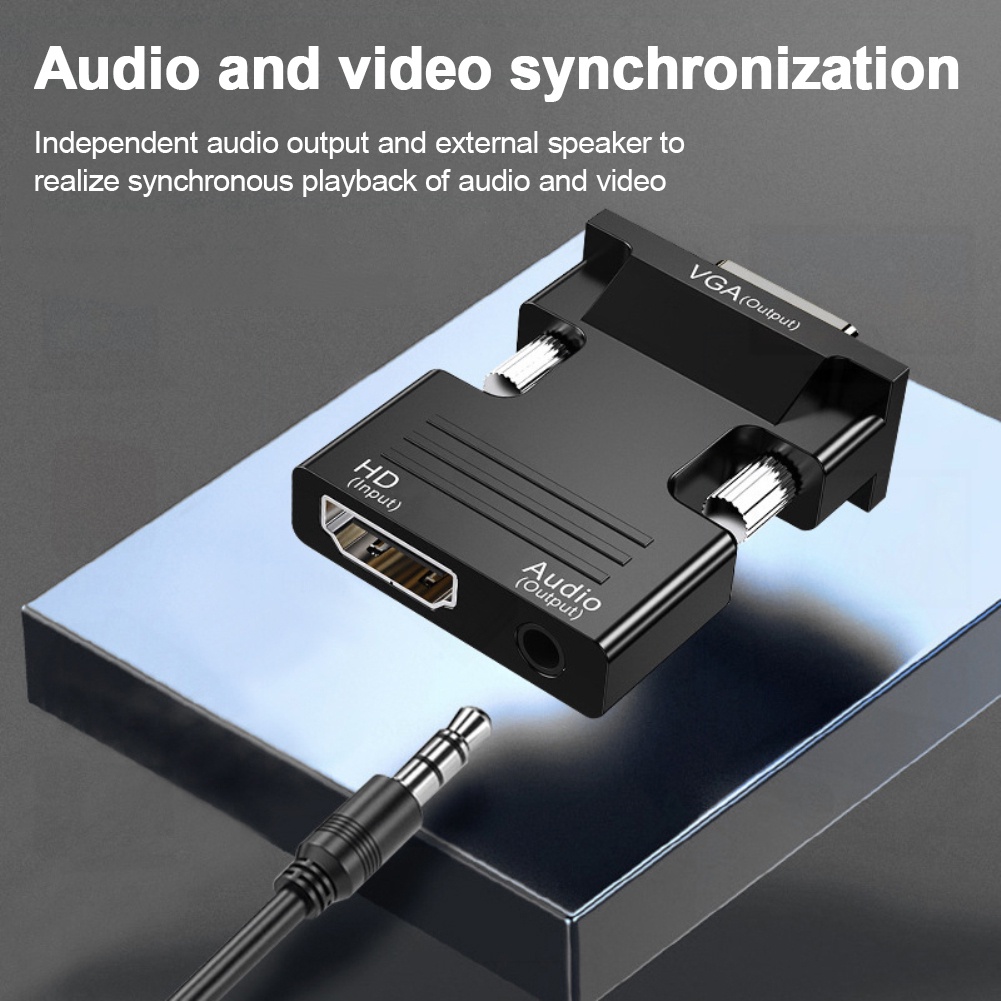 Bộ Chuyển Đổi Tương Thích Vga Sang Hdmi Hd 1080P Royal1.vn