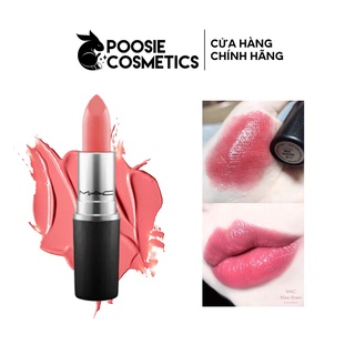 Son mac lustre lipstick 520 see sheer màu hồng đào