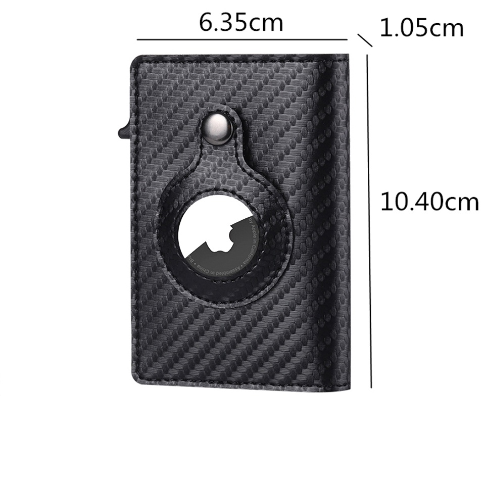 Ốp Bảo Vệ Hộp Đựng Fonken Tai Nghe Airpods Bằng Da PU Chống Thất Lạc Có Kẹp Đa Năng Tiện Dụng