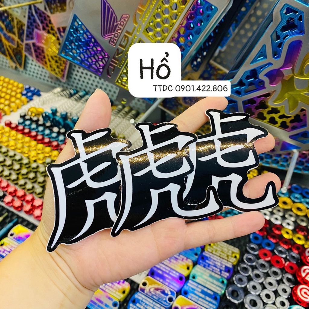 Tem Sticker Lẻ Decal chữ hoa đủ mẫu