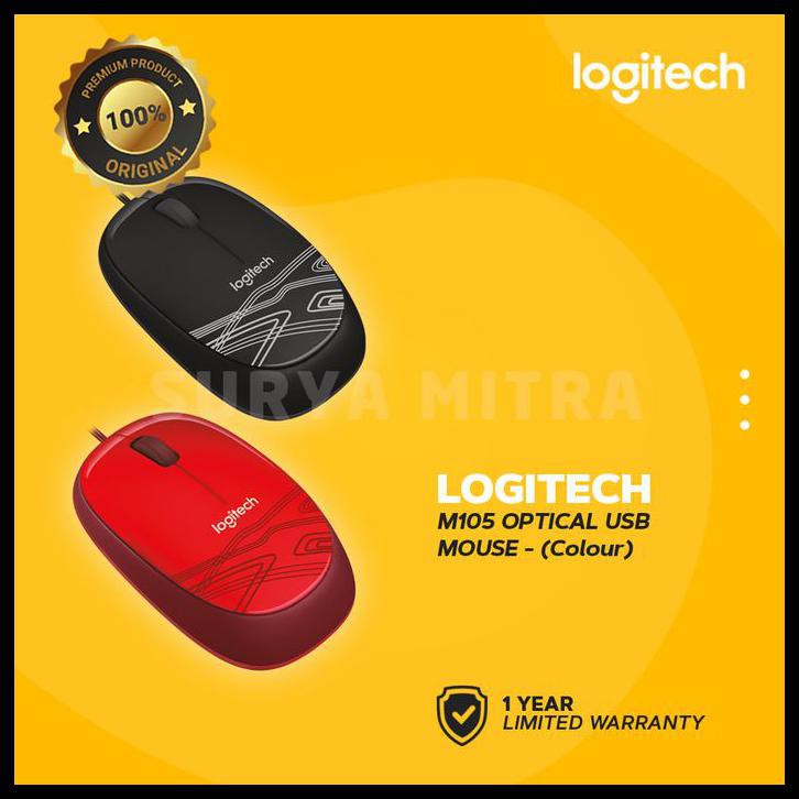 Chuột Máy Tính Logitech M105 / M 105 Usb Kal335 Chất Lượng Cao | BigBuy360 - bigbuy360.vn