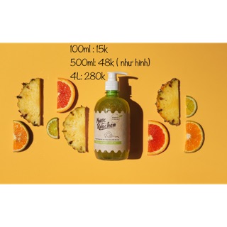 Nước rửa chén enzyme sinh học Fuwa3e 100ml/500ml