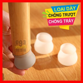 Combo 4 Nút Bọc Chân Bàn Ghế Silicon Chống Trượt Chống Ồn