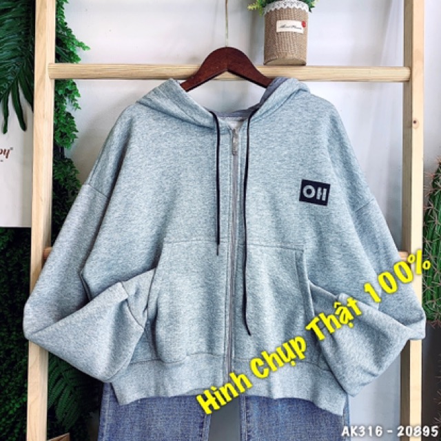 ⚡️ FREESHIP ⚡️ Áo Khoác Nỉ 316 Form Lửng Rộng Cánh Dơi "Oh Oh" Hàng Unisex | BigBuy360 - bigbuy360.vn
