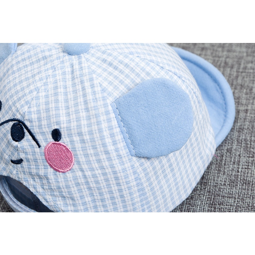 MŨ NÓN HÌNH GẤU DỄ THƯƠNG CHO BÉ TRAI BÉ GÁI 3-12 THÁNG. MŨ NÓN COTTON CAO CẤP CHO BÉ. BABY LINK