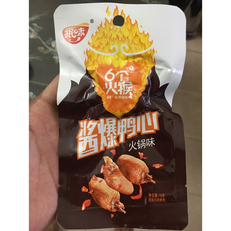 Tim Vịt Cay Tứ Xuyên Siêu Ngon - Gói 18gr [SIÊU RẺ]