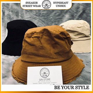 Nón Bucket Ulzzang Viền Rách Hàn Quốc - Gin store
