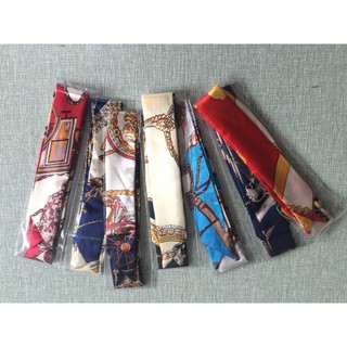 Khăn Lụa Đa Chức Năng Phong Cách Hàn Quốc - Băng Đô, Cổ Túi Trang Trí