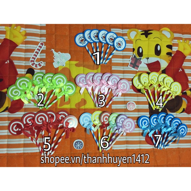 Tem cắm cupcake