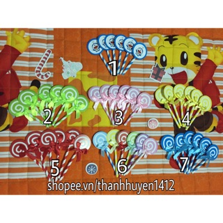 Tem cắm cupcake