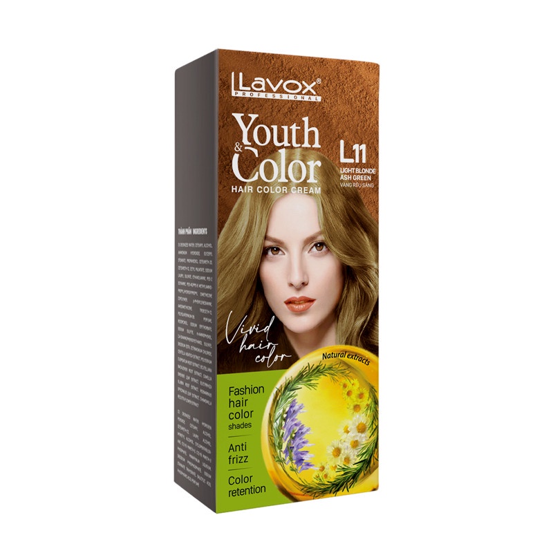 NHUỘM MÀU THỜI TRANG 💖 Kèm Chai Oxy Trợ Nhuộm + Dầu Xả Giữ Màu Tóc + Găng Tay💖 L11 + L24