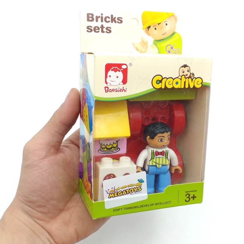 Thanh lý - Box Mega Junior Blocks,Bé ghép hình thông minh 01T