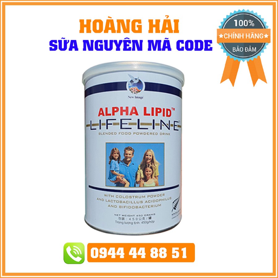 [Mã 44FMCGSALE giảm 8% đơn 500K] Sữa Non Alpha Lipid Nguyên Mã Code 450g Của New Zealand