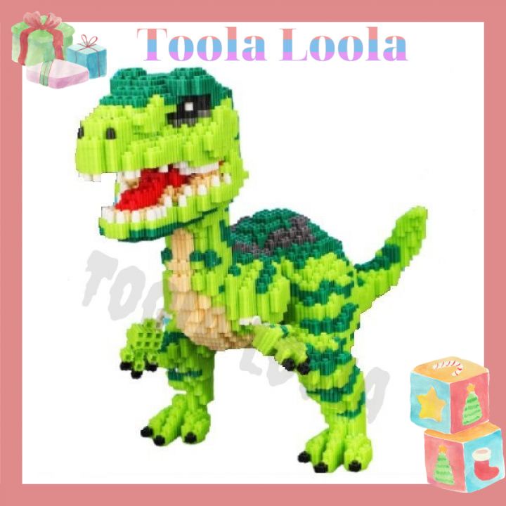 Lego 3D, Đồ chơi trẻ em, Lắp ráp mô hình khủng long bạo chúa Tyrannosaurus