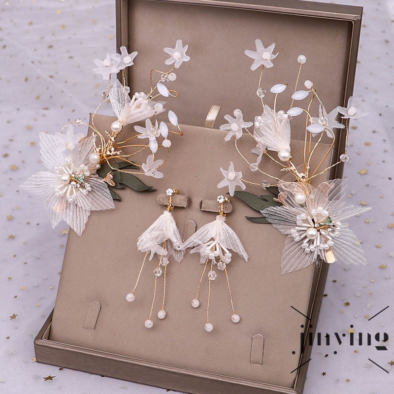 GETNOIVAS Kẹp tóc hoa thanh lịch cho cô dâu