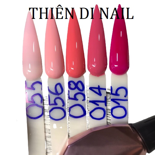 Sơn gel Vandonnie màu 55-15 - Tông hồng Thiên Di Nail