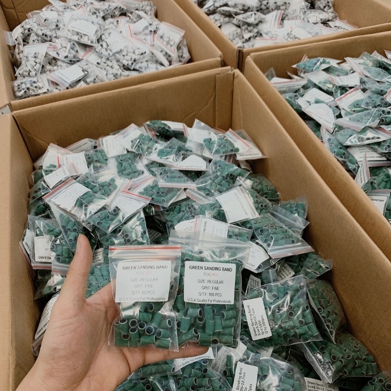 2 Cục Đầu Nhám Giấy Mài Móng Tay Forpro Nhám Mỹ