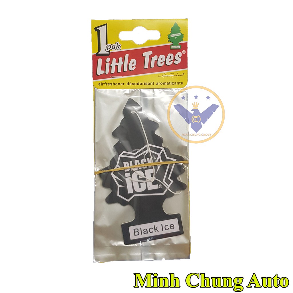 Túi thơm treo ô tô hình cây thông Little Trees khử mùi nội thất