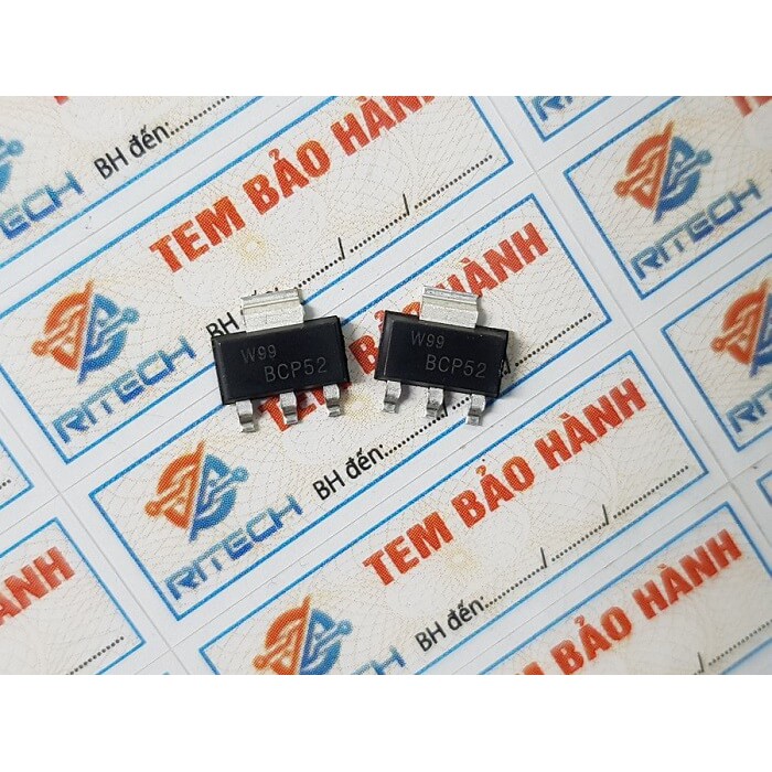 [Combo 10 con] BCP52, BCP52-16 Transistor PNP 60V/1A SOT-223