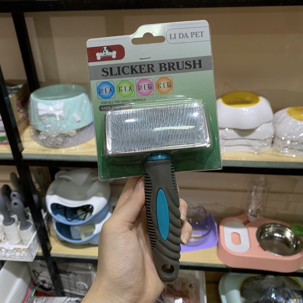 LƯỢC CHẢI LÔNG CAO CẤO LIDA PET Lược chải lông chuyên dụng cho thú cưng