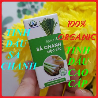 Tinh Dầu Sả Chanh MỘC SẮC 10ml Nguyên chất 100% [Chính Hãng] - Tinh Dầu Cao Cấp