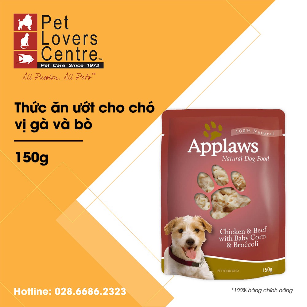 [150g] Pate cho chó APPLAWS  POUCH DOGS