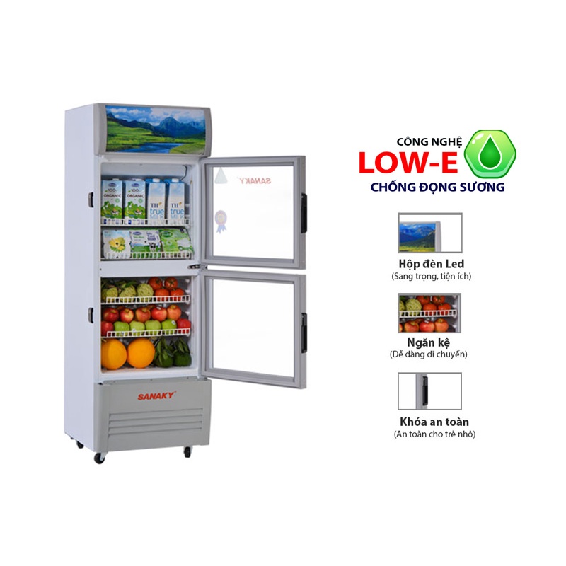 Tủ mát Sanaky Inverter 400 lít VH-408W3L