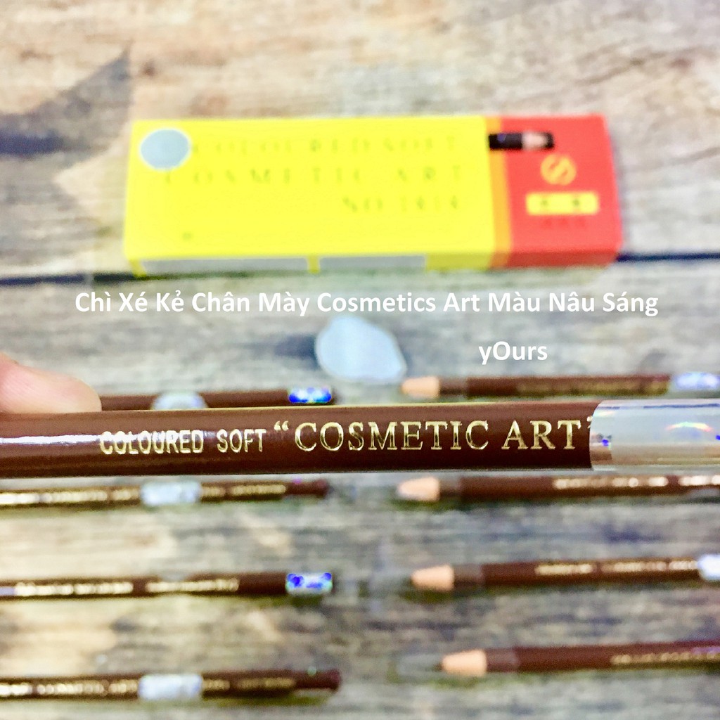 [HOT]Chì Xé Kẻ Chân Mày Cosmetic Art Eyebrow Pencil Nâu Sáng [MUA NGAY]