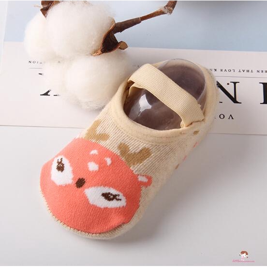 Vớ Cotton Chống Trượt Hình Động Vật Đáng Yêu Cho Bé